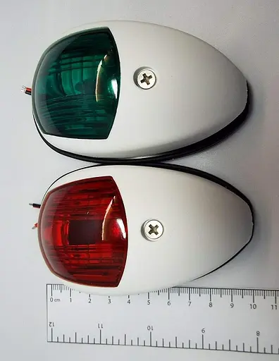 Набір світлодіодних навігаційних ламп 12v ABS білий - фото 2