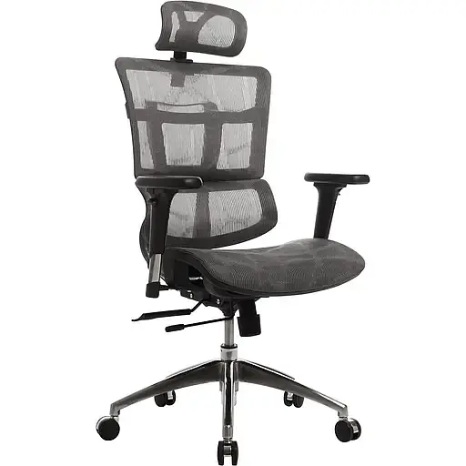 Офісне крісло GT Racer B-237A, сіре (B-237A Gray) - фото 1