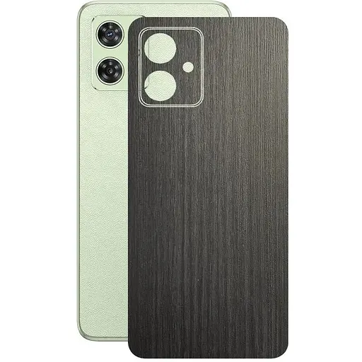 Защитная пленка StatusSKIN для Motorola Moto G54 5G Корпус Винил Дерево серебристо-черное - фото 1