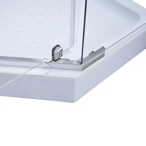 Душевая кабина Lidz Dozorca SC9 0x90.CRM.LOW.TR, стекло прозрачное 6 мм, Хром, Универсальная, прозрачная - фото 5