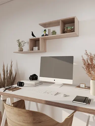 Полка-конструктор MebelStar 153,2x20x44,8 см Дуб сонома (MBS-1800) - фото 3