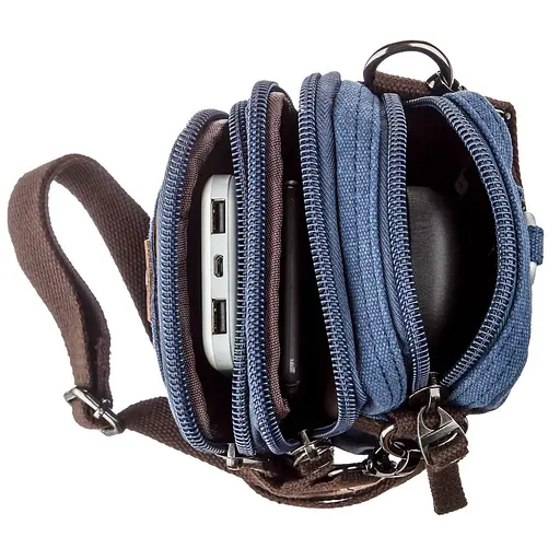 Чоловіча барсетка Vintage 17х13х6 см acs0016108 - фото 5