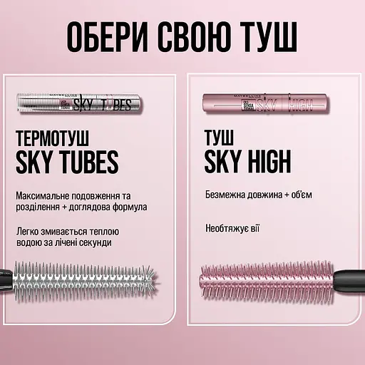 Термотуш для вій Maybelline New York Lash Sensational Tubes для подовження та розділення 7 мл - фото 8