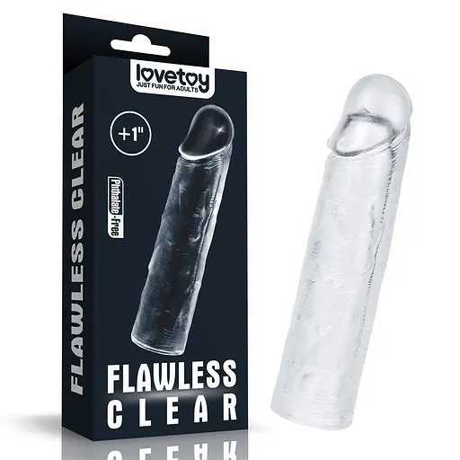 Насадка на пенис Lovetoy Add 1 Flawless 15.5 см прозрачный - фото 3