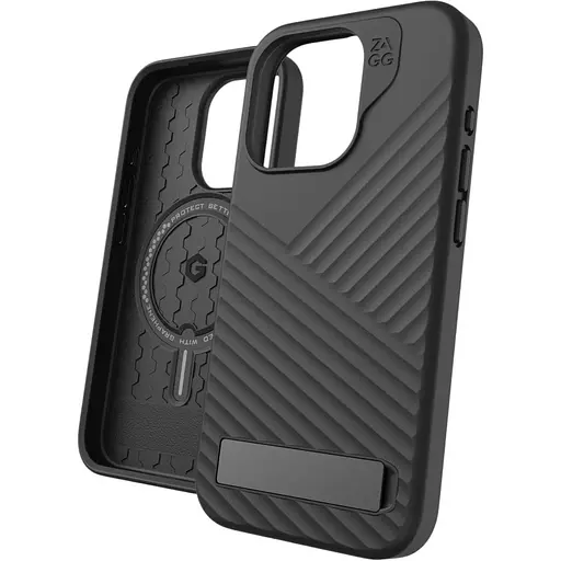 Протиударний чохол Gear4 Denali Snap MagSafe для iPhone 15 Pro Max (6.7") Black 702312719