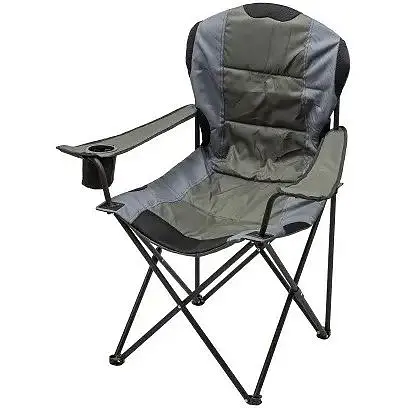 Крісло NeRest Турист NR-34 портативне сіре з хакі - фото 2