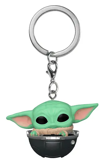 Фигурка брелок Funko Pop Звездные войны: Мандалорец Малыш Йода Star Wars The Child 4 см FP SW K G 02 - фото 2
