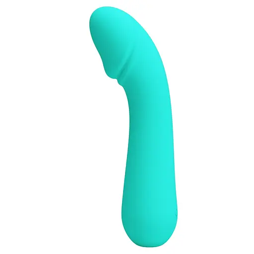 Вібратор для точки G Pretty Love Cetus 15 см блакитний - фото 4