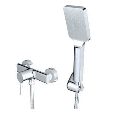 Змішувач для душу TOPAZ MODERNO TMD-33701-H78A хромований з лійкою та шлангом для ванної кімнати - фото 2