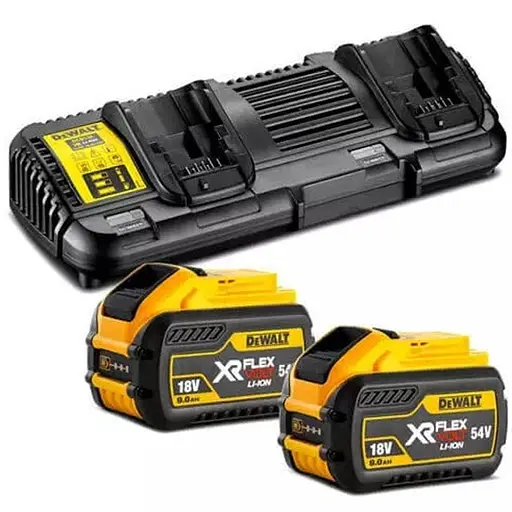 Зарядное устройство DeWalt + 2 аккумулятора DCB132X2 - фото 1