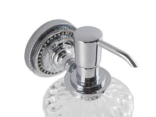 Дозатор для рідкого мила Kugu Eldorado 814C, Хром - фото 2