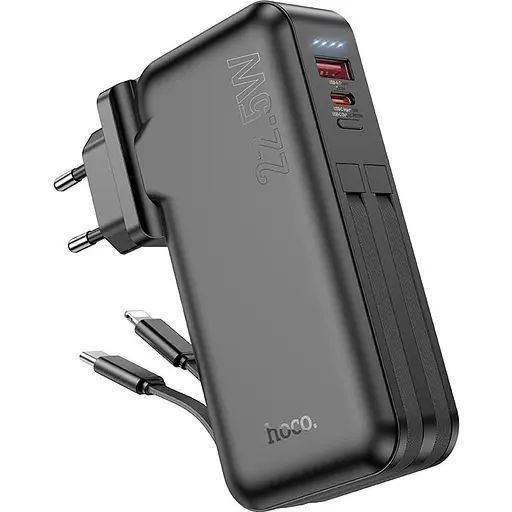 Зовнішній акумулятор Hoco J126 Travel 10000mAh 22.5W Black (615723) [107510]