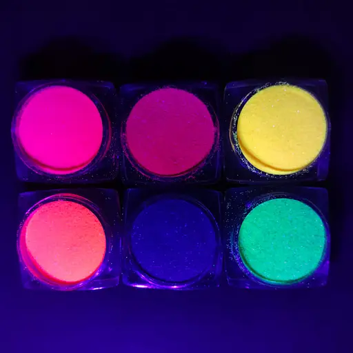 Набір гліттера для біо-тату №4 gliset-4 неоновий - фото 3