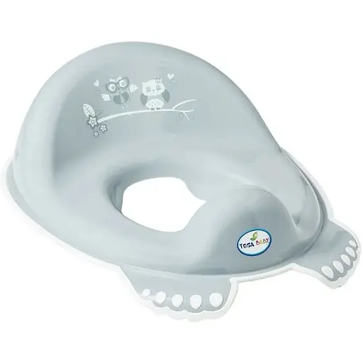 Накладка дитяча на сидіння унітазу Tega Baby Owls grey - фото 1