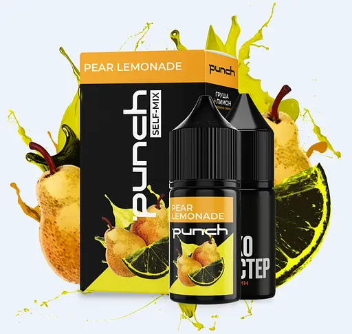 Набор компонентов для самозамеса солевой заправки Punch 30 мл Pear Lemonade Грушевый лимонад с кислинкой, 0-50 мг (17362)