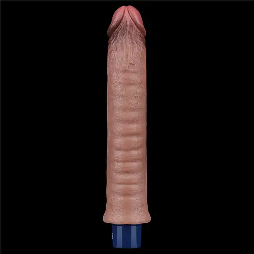 Реалістичний вібратор Lovetoy Real Softee 24.5 см коричневий - фото 4