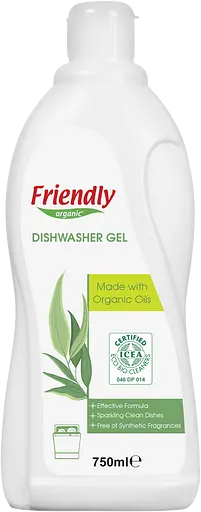 Органічний гель для посудомийної машини Friendly Organic, 750 мл - фото 1