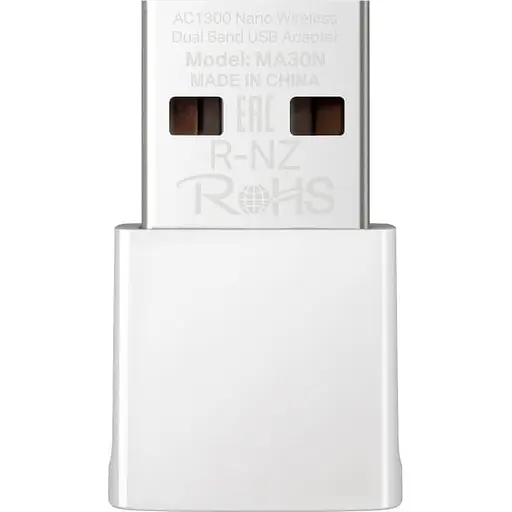 WiFi-адаптер Mercusys WiFi MA30N AC1300, USB (MA30N) - фото 1