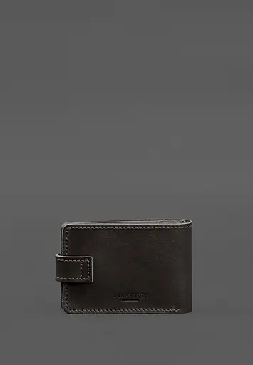 Кожаная обложка-портмоне на удостоверение ГСЧС темно-коричневая - фото 6