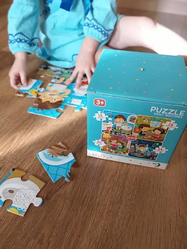 Пазл Dodo Мій день 4 в 1 (300130) - фото 7