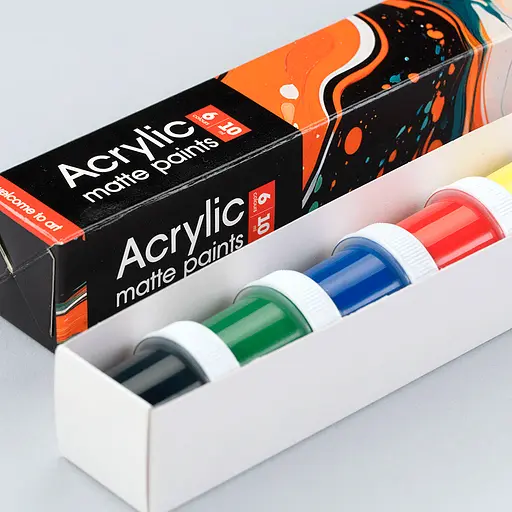 Набір акрилових фарб Arteo Waves матовий 6x10 мл - фото 5