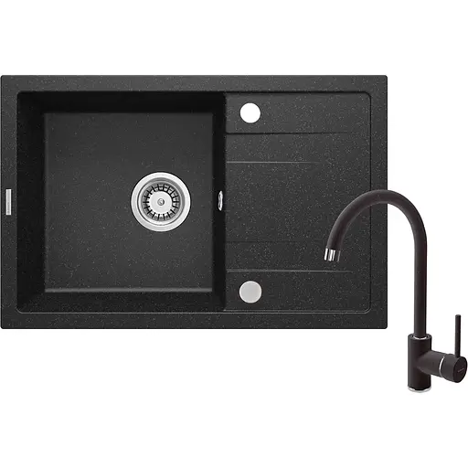 Мойка кухонная Deante Corio + смеситель BEN_262M ZRCA2113 - фото 1