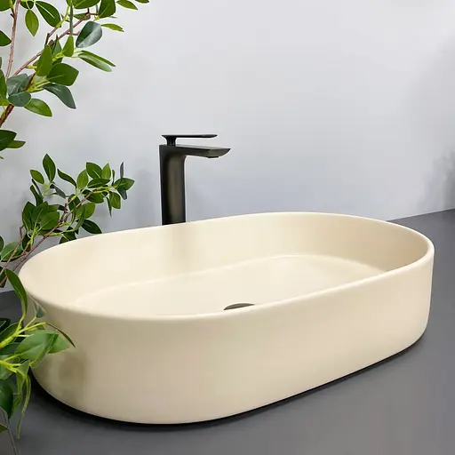 Умивальник VBI Verona 70 beige matt накладний VBI-011306 - фото 4