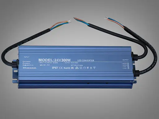 Блок живлення 24В, для підключення LED стрічки, 300Вт, 12.5А - фото 1