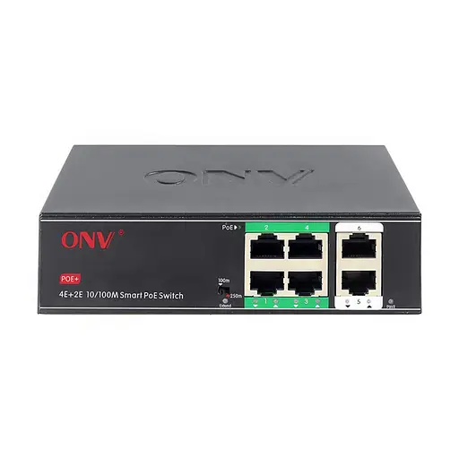 PoE-коммутатор неуправляемый 6-портовый ONV-H1064PSD с 4 портами PoE (73-00059) - фото 2