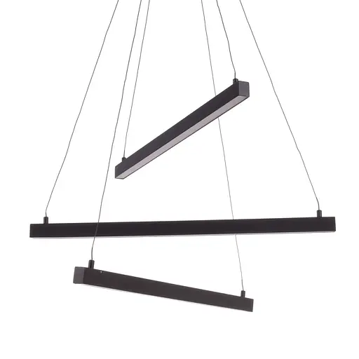 Люстра Brille лофт підвісна LED 39W WW BK (BL-833S/3) - фото 2
