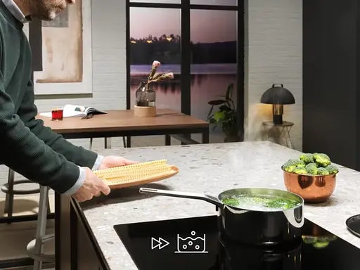 Варильна поверхня Electrolux індукційна, 60см, Hob2Hood, чорний - фото 6