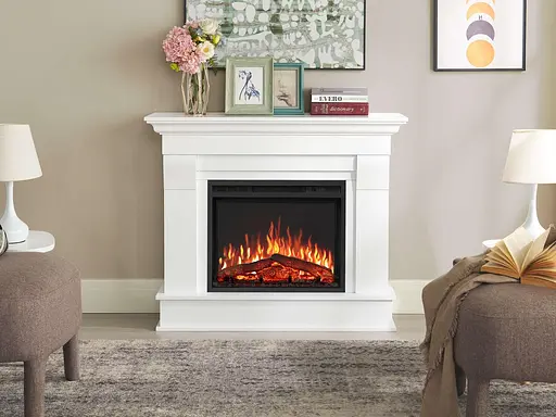 Электрокамин ArtiFlame Albion AF24 белый - фото 4