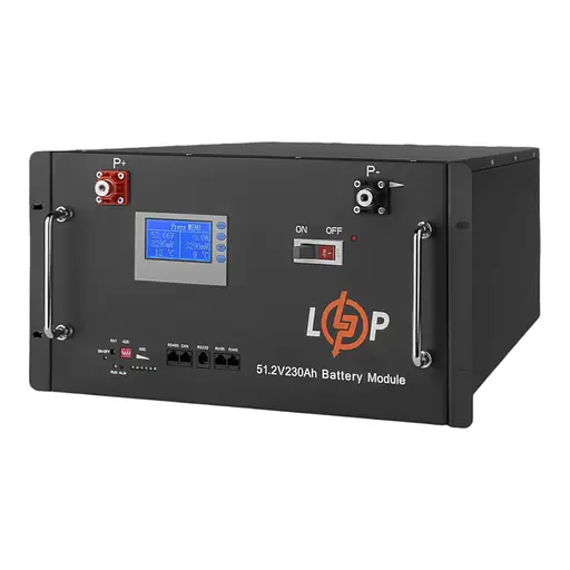 Акумулятор LP LiFePO4 48V (51,2V) - 230 Ah (11776Wh) (Smart BMS 200A) с LCD RM - фото 1