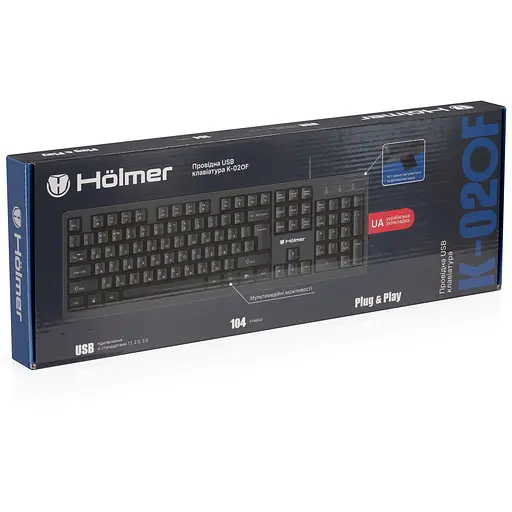 Клавіатура Hölmer дротова офісна (K-02OF) - фото 7