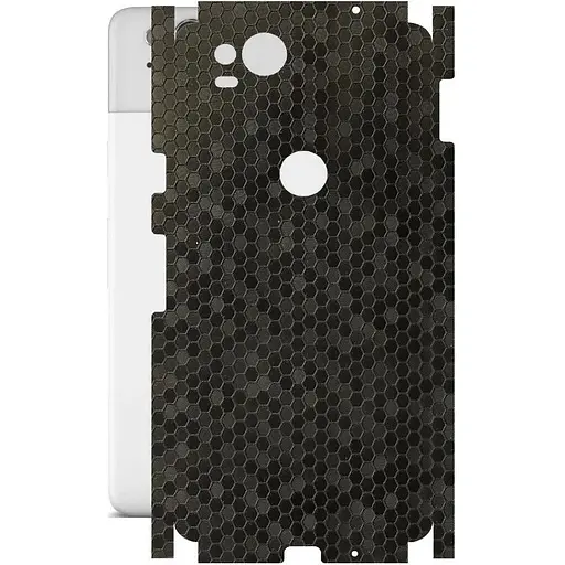 Захисна плівка StatusSKIN для Google Pixel 2 Корпус Вініл Соти чорні - фото 1