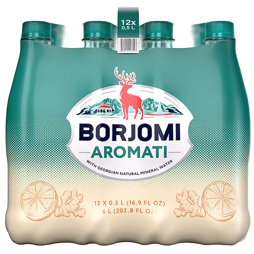 Напиток безалкогольный Borjomi Aromati газированный с ароматом Цитрусовых и Корня имбиря 0.5 л х 12 шт. (пет) - фото 3
