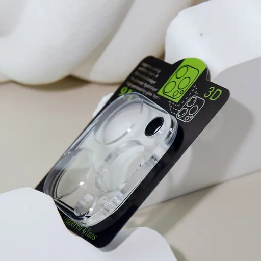 Захисне скло Epik на камеру Full Block тех.пак для Apple iPhone 15 Pro 6.1/15 Pro Max 6.7 Прозорий - фото 3