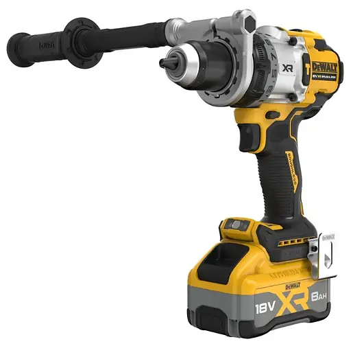 Дриль-шурупокрут акумуляторний DeWalt безщітковий ударний з АКБ та ЗП (DCD1007WW1T) - фото 1