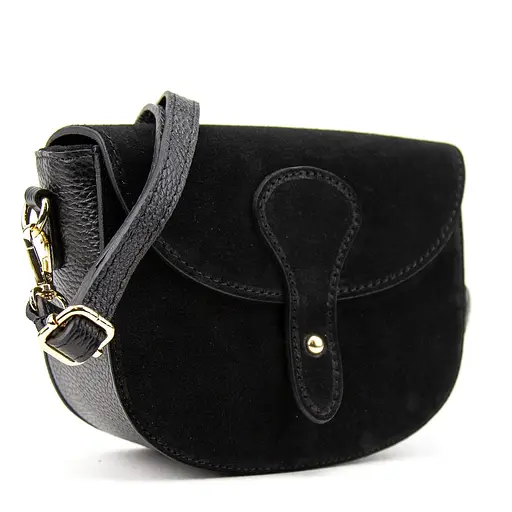 Маленькое кроссбоди с круглым клапаном на застежке Firenze Italy F-IT-9876A