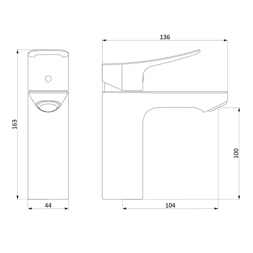 Змішувач для умивальника DAXIMA Apollo 220210000 - фото 9