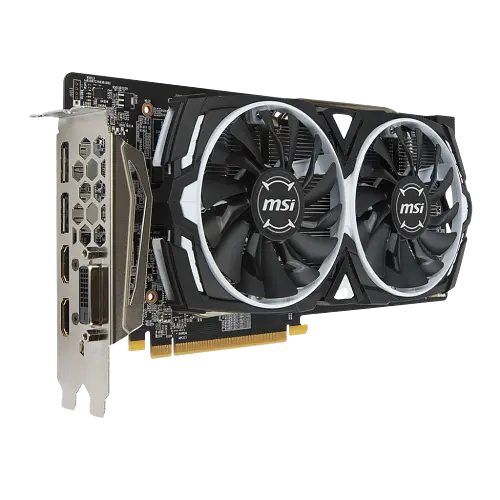 Відеокарта AMD Radeon RX 580 8GB MSI Armor OC (RX 580 ARMOR 8G OC) Б/В - фото 2