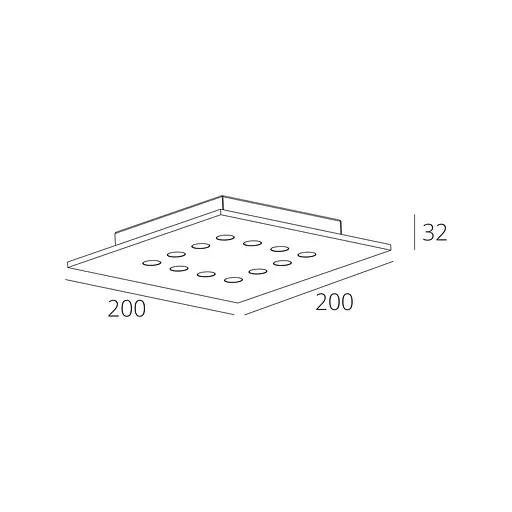 Точковий світильник RSLC78063 12×1.5W WH+BK 3000K - фото 2
