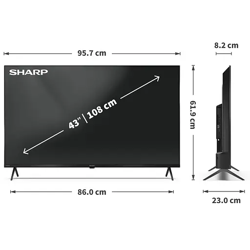 Телевизор SHARP 43HP5265E - фото 9