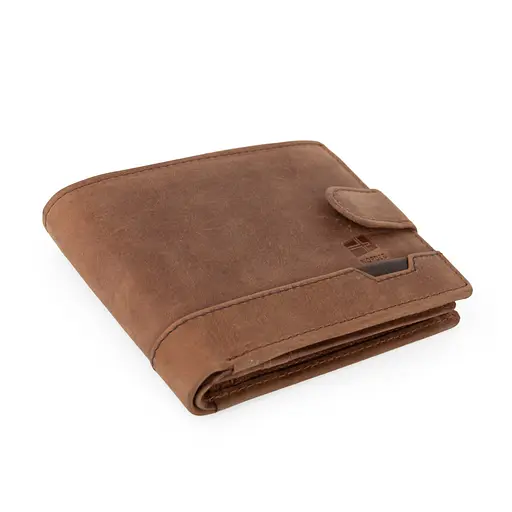 Гаманець чоловічий шкіряний Nordee HJORT 8806A світло-коричневий - фото 7