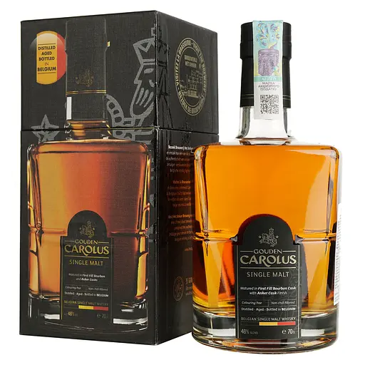 Віскі Gouden Carolus Single Malt 46% 0.7 л в подарунковій упаковці