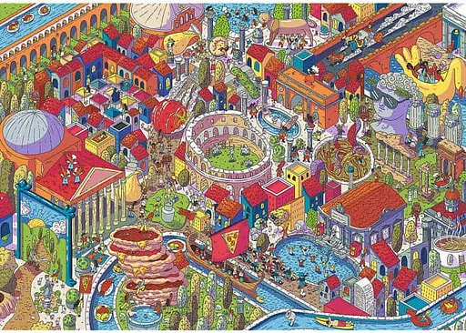 Пазл Trefl Безграничная коллекция. Город в деталях: Рим 1000 эл. (10709) - фото 2