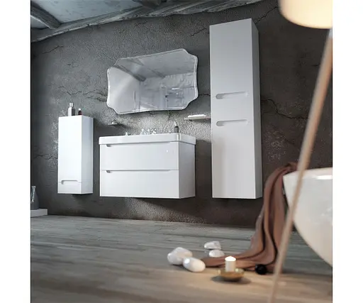 Напівпенал підвісний Sanwerk "Ера Air" 35 білий, лівий (MV0000423), Білий - фото 3