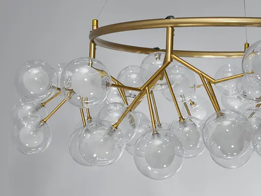 Шляхетна, естетично приваблива люстра підвісна "Світлячок", 54 плафони - фото 4