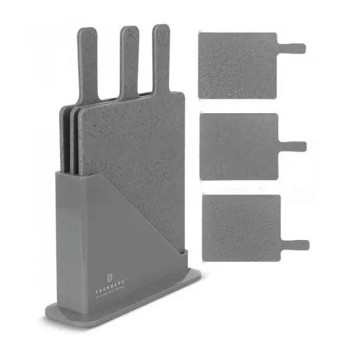 Набор кухонных разделочных досок Edenberg EB-11982 на подставке 4 предмета - фото 3