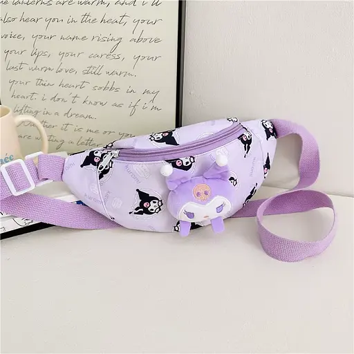 Сумочка-бананка, одне відділення, м’який значок, C68147 (В асортименті) - фото 5